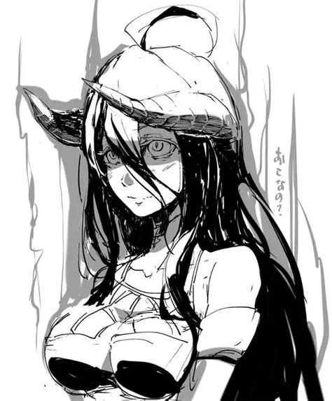 Overlord Art Gallery Albedo Art Gallery Anime Drawings