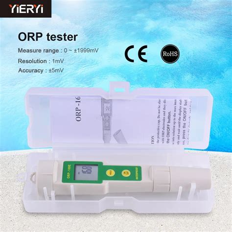 Yieryi Professional E Orp Redox Tester Waterproof Orp Meter Orp