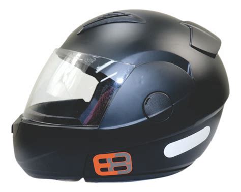 Capacete De Moto Ebf New E8 Escamoteável Robocop Fosco 2022