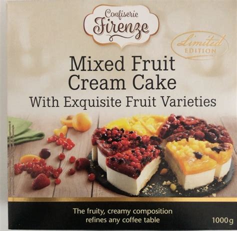 Mixed Fruit Cream Cake Lidl