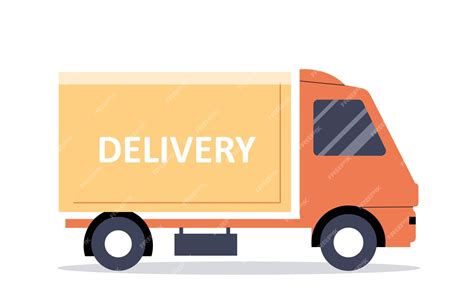 Premium Vector Delivery Truck Icon