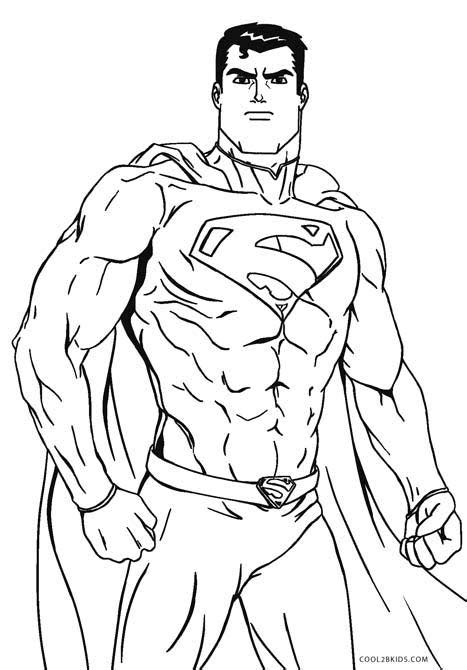 Dibujos De Superman Para Colorear P Ginas Para Imprimir Gratis