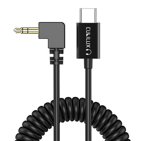 Coiled USB C Stereo Aux Cord – Cubilux