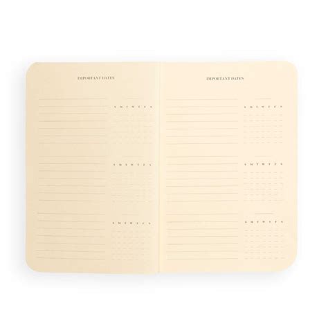 Nude Undated A5 Planner Write Concept