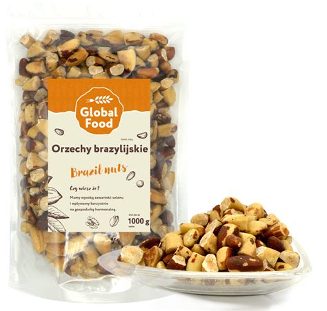 ORZECHY BRAZYLIJSKIE POŁÓWKI 1kg Global Food