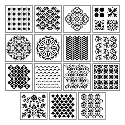 Pattern Stencils By Craft Smart® 12 X 12 Michaels Stencils