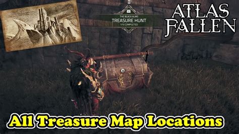 Atlas Fallen All Treasure Map Locations All That Gold Youtube