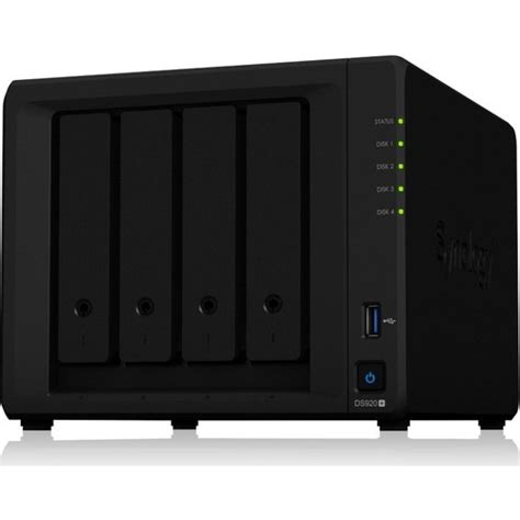 Kurumsal Veri Depolama SYNOLOGY DS920 4 YUVALI 2XGE 1XESATA