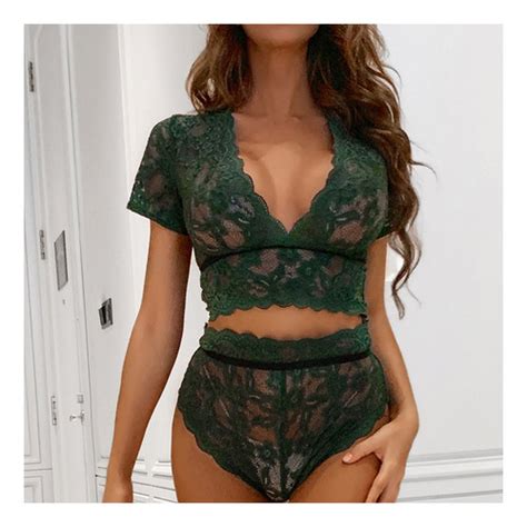 2 Peças De Lingerie Para O Dia Dos Namorados Sexy Lady Sheer