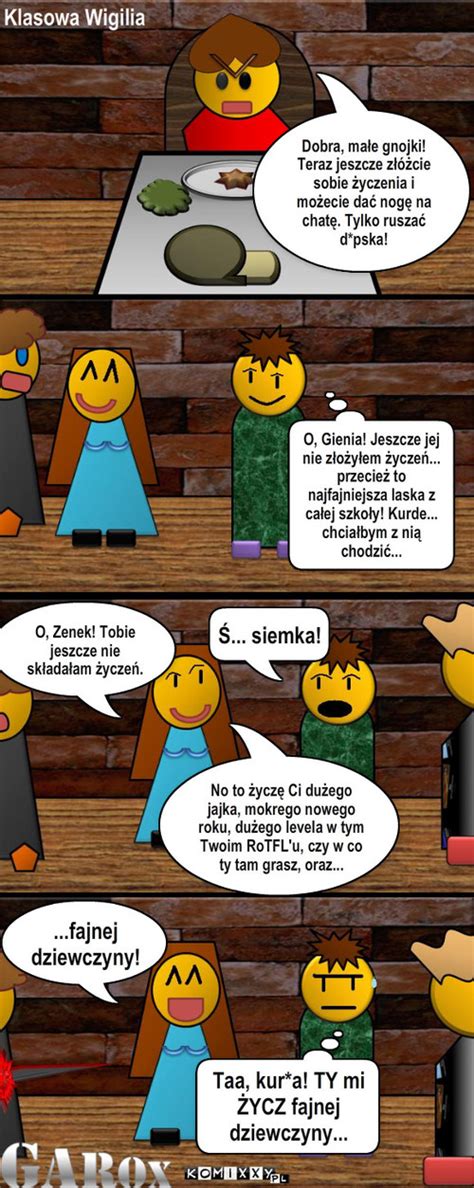 Zenek Życzenia wigilijne komiks internetowy