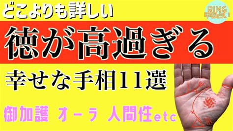 【徳が高過ぎて幸せになれる手相11選】御加護、オーラ、人間性などどこよりも詳しく解説。鑑定歴22年占い師の手相勉強会第28回。公式ラインで