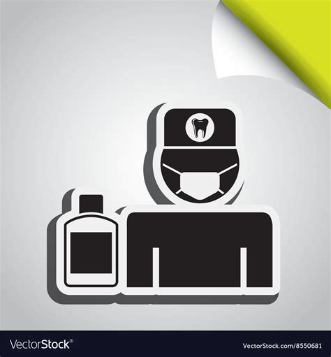 Professional dentist design Royalty Free Vector Image