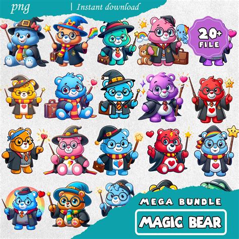 Magic Care Bears Bundle Png Mainbundle