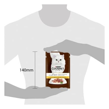 Purina Gourmet Nassfutter Katze Mit Huhn Spinat A La Carte 85 G