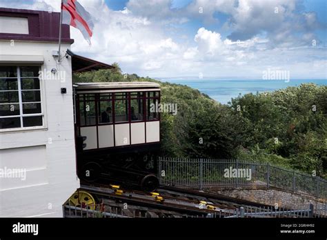 The Babbacombe Cliff Railway In Babbacombe Torquay England Stock