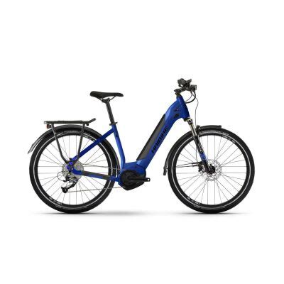 Haibike Trekking 4 Tiefeinsteiger 500 Wh E Bike 2022 Gloss Matte Bl