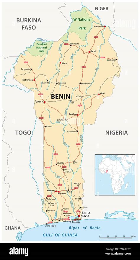 Benin City Nigeria Map Cut Out Stock Images Pictures Alamy