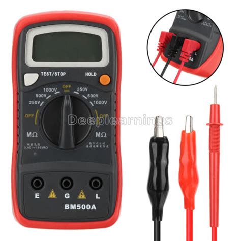 Bm A Resistance Tester V M Digital Insulation Meter