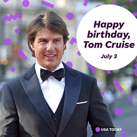 Tom Cruise's Birthday Celebration | HappyBday.to