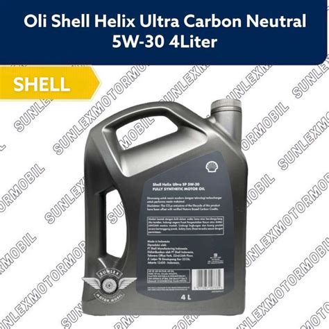 Jual Shell Oli Mesin Bensin Shell Helix Ultra Carbon Neutral 5w30 4l 5w