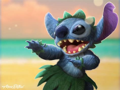 Stitch from lilo and stitch fanart by aizarraffoul on DeviantArt