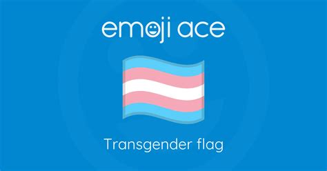 🏳️‍⚧️ Transgender Flag Emoji Ace