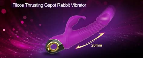 Amazon Thrusting Dildo G Spot Rabbit Vibrator Silicone Realistic