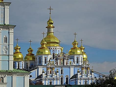 Stmichaels Golden Dome Cathedral Kiev Photograph By Lyuba Filatova