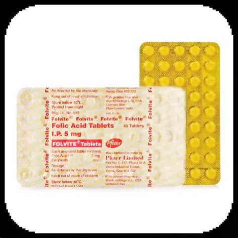 Folvite 5mg Tablet 45 S SAICURE