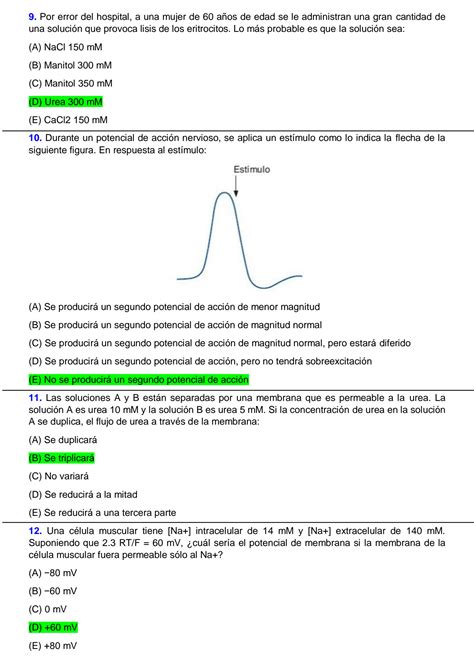 Solution Banco De Preguntas Fisiologia Studypool