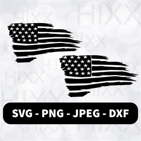 Svg American Flag Svg Distressed Flag Svg Customize Etsy