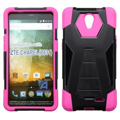 ZTE Chapel Phone Case, ZTE Chapel Case, by Insten Hard Hybrid Plastic ...