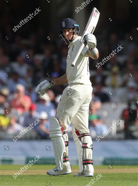 Englands Joe Root Captain Celebrates His Editorial Stock Photo - Stock ...