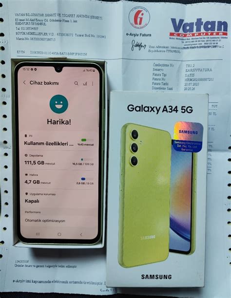 Samsung A Gb Ye Il Ay Garantili Fatural Hatas Z Ak Ll