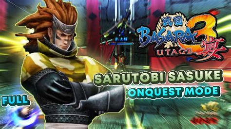 Sarutobi Sasuke Full Conquest Mode Sengoku Basara 3 Utage Wii