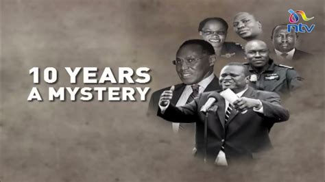 George Saitoti's death a mystery ten years on - YouTube