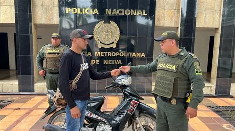 En Neiva Recuperan Una Motocicleta Robada En La Ulloa