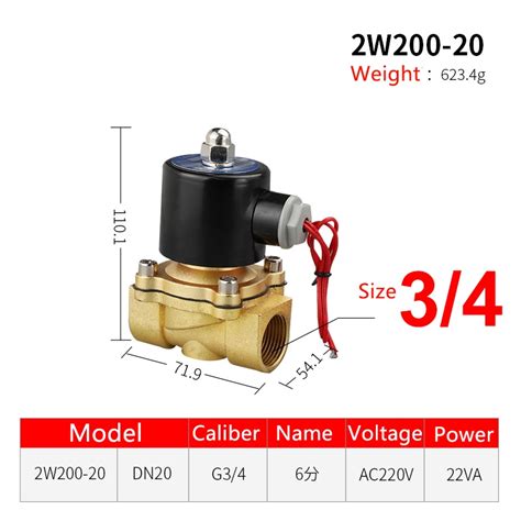 Jual V Electric Selenoid Water Solenoid Valve Inch Inch