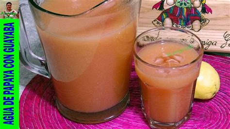 AGUA DE GUAYABA FÁCIL Deliciosa receta en PASOS