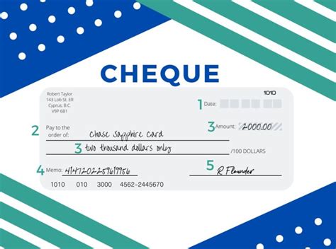 How To Write A Cheque Professional Leadership Institute