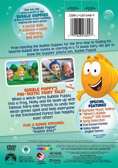 Bubble Guppies Dvd Nickelodeon Animation