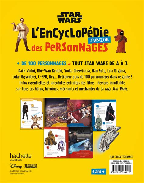 STAR WARS L Encyclopédie Junior des Personnages Ton Guide Ultime