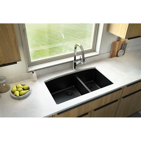 Karran Qu 711 Undermount Quartz Composite 32 In 6040 Double Bowl