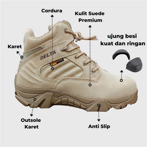 Jual Sepatu Boots Cordura 6inch Sepatu Boots Safety Tracking Hiking