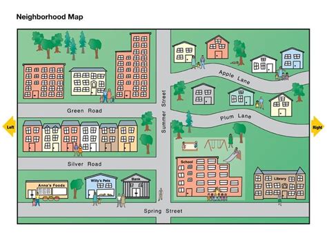 Neighborhood Map | The neighbourhood, Maps for kids, National ...