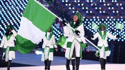 Winter Olympics Buhari Troway Twale Give Team Nigeria Bbc News