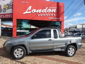 London Veiculos 2010 Fiat Strada Adventure Locker 1 8 8V Flex Cab