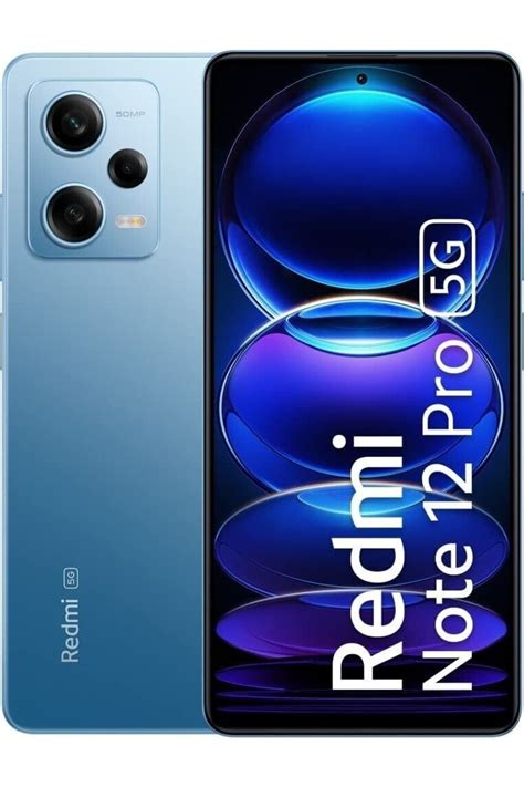 Xiaomi Redmi Note 12 Pro 5g 256 Gb 8 Gb Ram Mavi Cep Telefonu