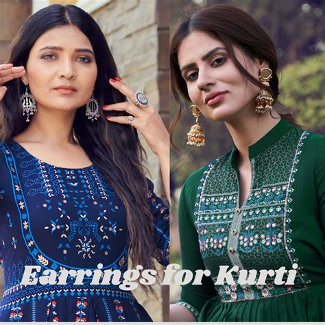 Choose The Perfect Pair Of Earrings For Kurti Everyday Mcj Jewels