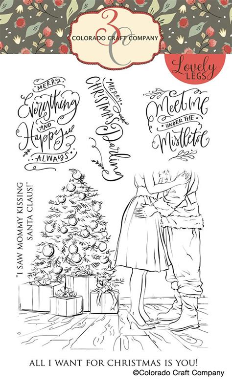 Colorado Craft Company Lovely Legs Collection Clear Photopolymer